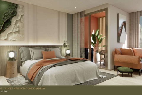 Студия в Saint Tropez Naithon Пхукет, Таиланд, 35 м2