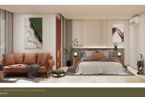 1-комнатная квартира в Saint Tropez Naithon Пхукет, Таиланд, 37 м2