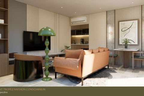 1-комнатная квартира в Saint Tropez Naithon Пхукет, Таиланд, 47 м2