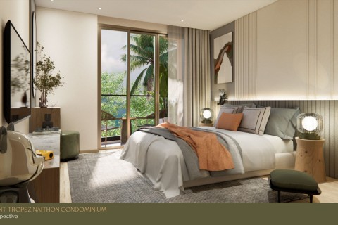 1-комнатная квартира в Saint Tropez Naithon Пхукет, Таиланд, 47 м2