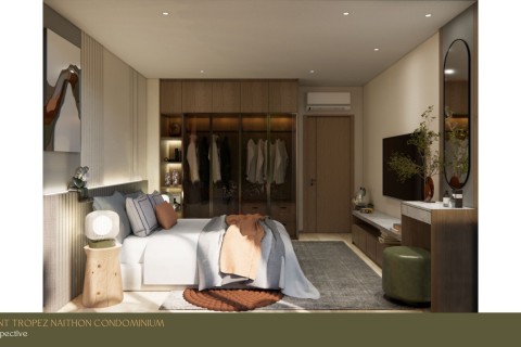 1-комнатная квартира в Saint Tropez Naithon Пхукет, Таиланд, 47 м2