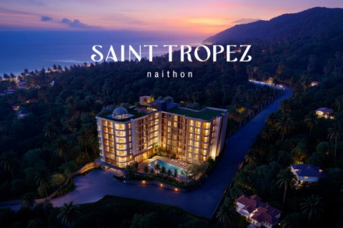 1-комнатная квартира в Saint Tropez Naithon Пхукет, Таиланд, 47 м2