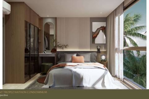 2-комнатная квартира в Saint Tropez Naithon Пхукет, Таиланд, 50 м2