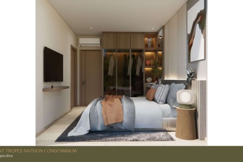 2-комнатная квартира в Saint Tropez Naithon Пхукет, Таиланд, 50 м2