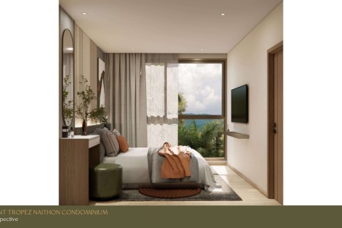 2-комнатная квартира в Saint Tropez Naithon Пхукет, Таиланд, 50 м2