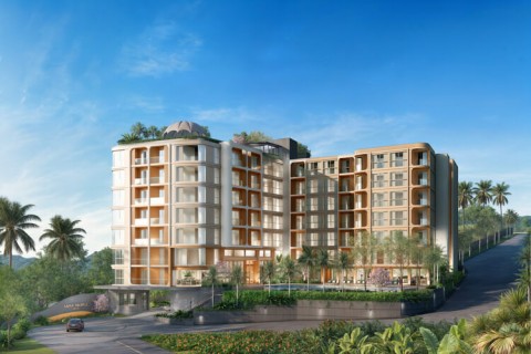 2-комнатная квартира в Saint Tropez Naithon Пхукет, Таиланд, 50 м2