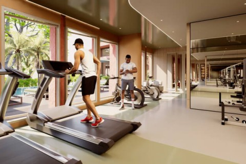 2-комнатная квартира в Saint Tropez Naithon Пхукет, Таиланд, 50 м2