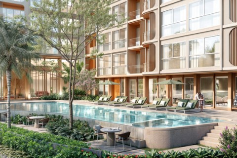 2-комнатная квартира в Saint Tropez Naithon Пхукет, Таиланд, 59 м2