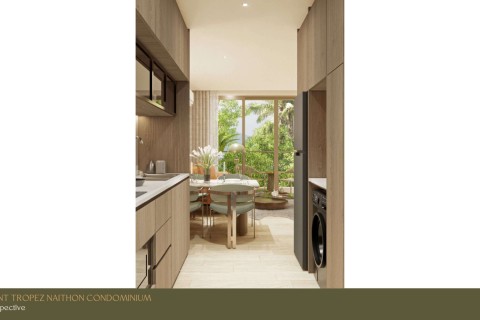 2-комнатная квартира в Saint Tropez Naithon Пхукет, Таиланд, 66 м2