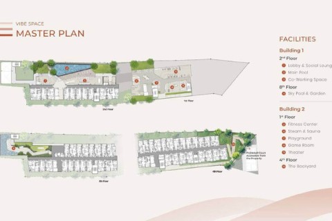 2-комнатная квартира в Vibe Downtown Karon, Пхукет, Таиланд, 51 м2