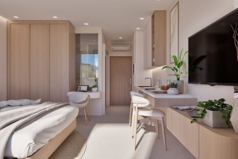 Студия в Millennium Condominium, Пхукет, Таиланд, 24 м2