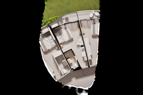 Студия в Millennium Condominium, Пхукет, Таиланд, 24 м2
