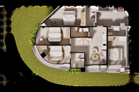 2-комнатная квартира в Millennium Condominium, Пхукет, Таиланд, 72 м2