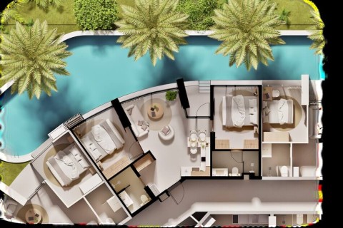 2-комнатная квартира в Millennium Condominium, Пхукет, Таиланд, 72 м2