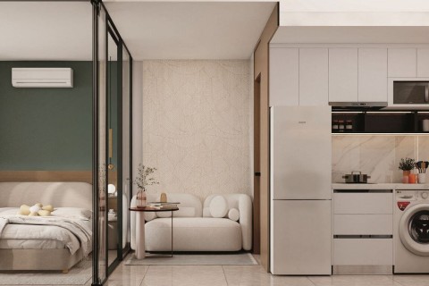 1-комнатная квартира в Wyndham Fantasea Condo Chalong, Пхукет, Таиланд, 28 м2