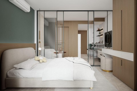 1-комнатная квартира в Wyndham Fantasea Condo Chalong, Пхукет, Таиланд, 28 м2