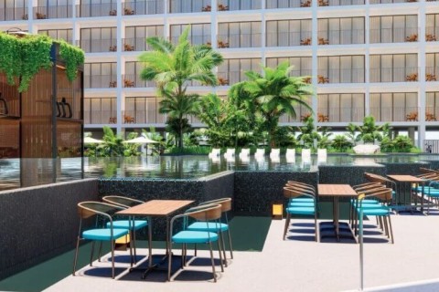 1-комнатная квартира в Wyndham Fantasea Condo Chalong, Пхукет, Таиланд, 28 м2