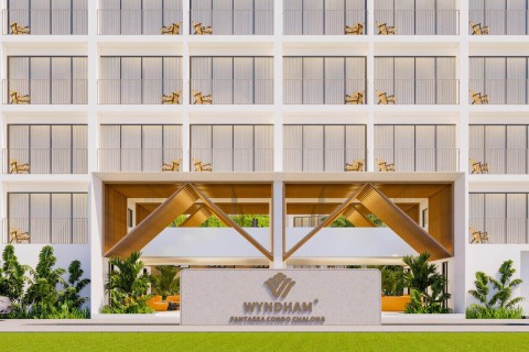 1-комнатная квартира в Wyndham Fantasea Condo Chalong, Пхукет, Таиланд, 28 м2