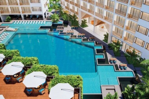1-комнатная квартира в Wyndham Fantasea Condo Chalong, Пхукет, Таиланд, 28 м2