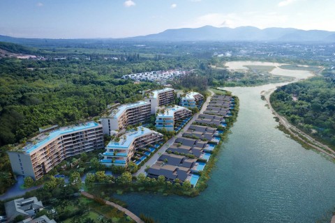 2-комнатная квартира в Laguna LakeLands, Пхукет, Таиланд, 71 м2