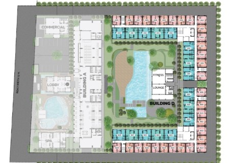 2-комнатная квартира в The Ozone Signature, Пхукет, Таиланд, 56 м2