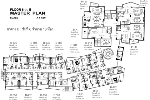 1-комнатная квартира в The City Phuket, Пхукет, Таиланд, 39 м2