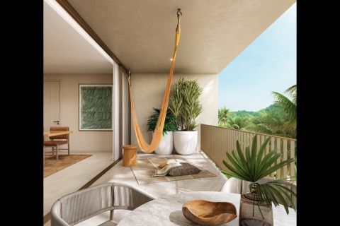 1-комнатная квартира в Surfhouse Residences, Пхукет, Таиланд, 60 м2