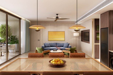 1-комнатная квартира в Surfhouse Residences, Пхукет, Таиланд, 60 м2