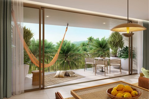 1-комнатная квартира в Surfhouse Residences, Пхукет, Таиланд, 60 м2