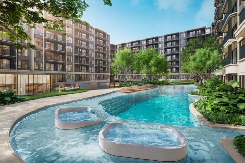 1-комнатная квартира в Origin Place Centre Phuket, Таиланд, 30 м2