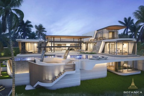 4-комнатная вилла с бассейном в Botanica SKY VALLEY, Пхукет, Таиланд, 625 м2