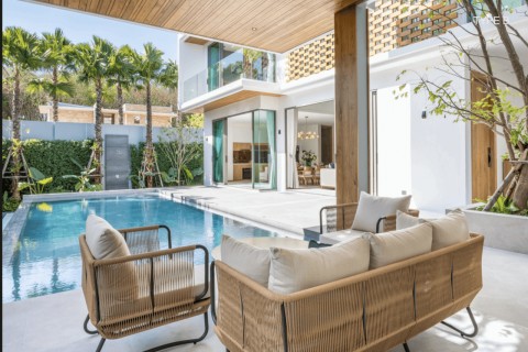 Вилла с бассейном в The Teak, Пхукет, Таиланд, 567 м2