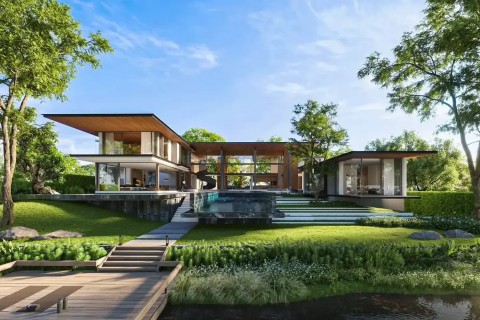 Вилла с бассейном в Botanica Grand Avenue, Пхукет, Таиланд, 640 м2