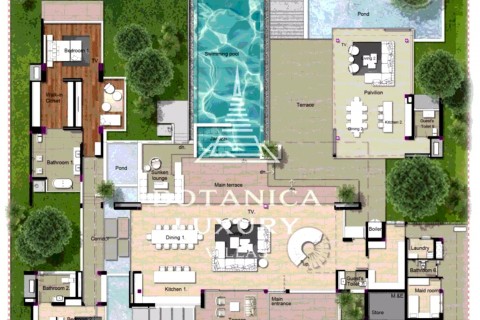 Вилла с бассейном в Botanica Grand Avenue, Пхукет, Таиланд, 1700 м2