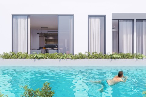 1-комнатная квартира в Layan Green Park, Пхукет, Таиланд, 75 м2