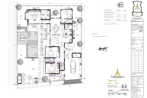 Вилла с бассейном в Botanica Modern Loft, Пхукет, Таиланд, 214 м2