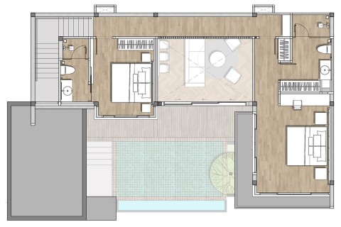 Вилла с бассейном в Alisa Pool Villa, Пхукет, Таиланд, 255 м2