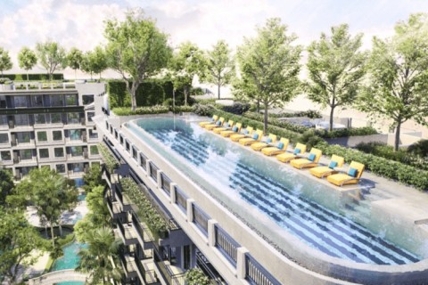1-комнатная квартира в The Katabello, Пхукет, Таиланд, 56 м2
