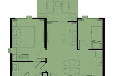 1-комнатная квартира в The Katabello, Пхукет, Таиланд, 61 м2
