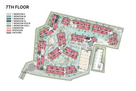 1-комнатная квартира в The Katabello, Пхукет, Таиланд, 61 м2