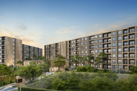 1-комнатная квартира в The Base Cherngtalay, Пхукет, Таиланд, 27 м2
