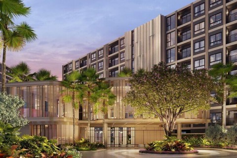 1-комнатная квартира в The Base Cherngtalay, Пхукет, Таиланд, 27 м2