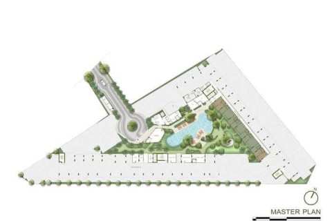 2-комнатная квартира в The Base Cherngtalay, Пхукет, Таиланд, 60 м2