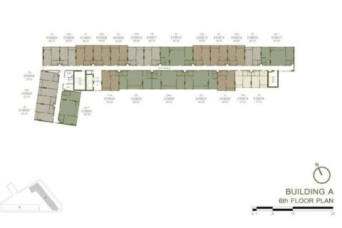 2-комнатная квартира в The Base Cherngtalay, Пхукет, Таиланд, 60 м2
