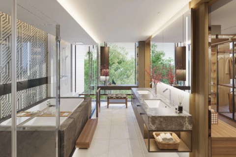 4-комнатный пентхаус с бассейном в Banyan Tree Beach Residences Oceanus, Пхукет, Таиланд, 768 м2