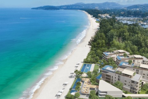 4-комнатный пентхаус с бассейном в Banyan Tree Beach Residences Oceanus, Пхукет, Таиланд, 768 м2