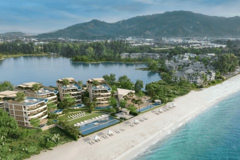 4-комнатный пентхаус с бассейном в Banyan Tree Beach Residences Oceanus, Пхукет, Таиланд, 768 м2