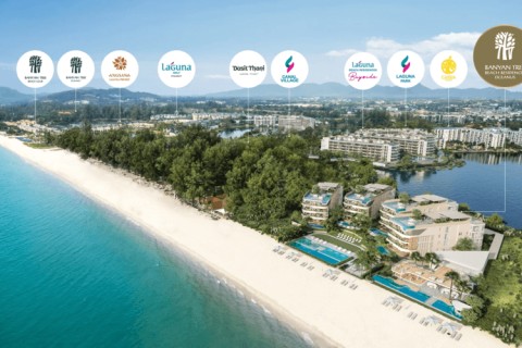 4-комнатный пентхаус с бассейном в Banyan Tree Beach Residences Oceanus, Пхукет, Таиланд, 768 м2
