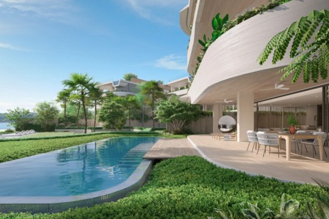 4-комнатный пентхаус с бассейном в Banyan Tree Beach Residences Oceanus, Пхукет, Таиланд, 768 м2