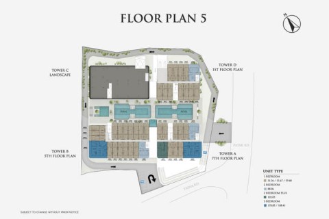 1-комнатная квартира в Ever Prime Residences, Пхукет, Таиланд, 51 м2
